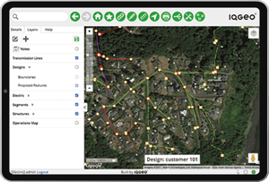 IQGeo GIS mobility for situational awareness and as-builts